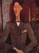 Amedeo Modigliani Jean Cocteau oil